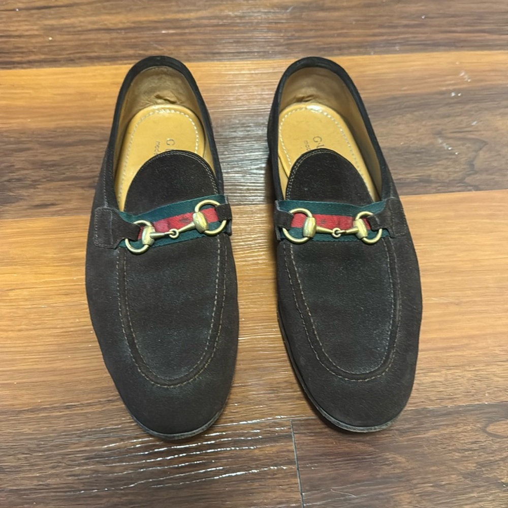 Gucci Suede Loafers